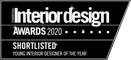 Settle was shortlisted for Interior Design Awards 2020 as Young Interior Designer of the Year